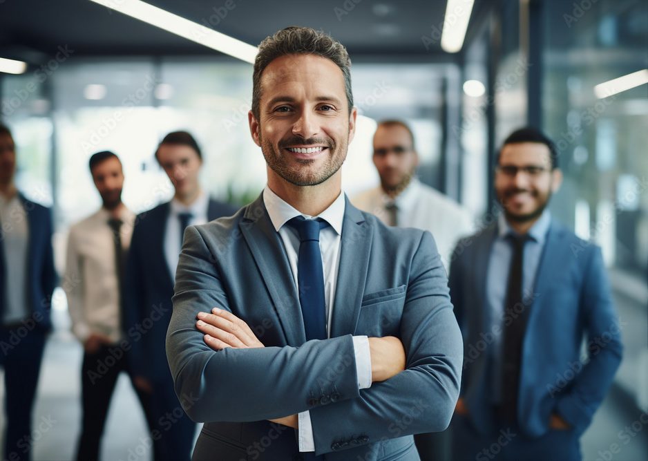Un dirigeant devant son équipe de recrutement